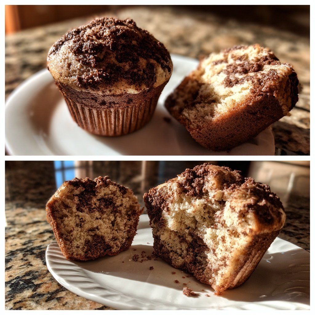Muffins mit Kakao und Joghurt