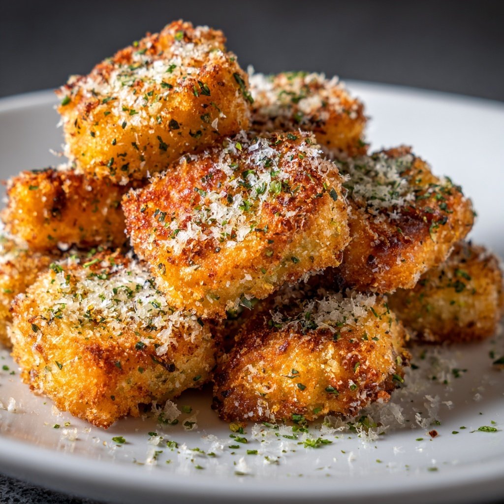 Blumenkohl Parmesan Nuggets