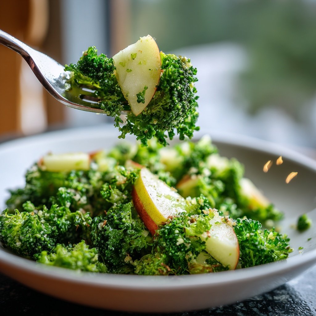Brokkoli-Salat mit Apfel – Frisch und fruchtig