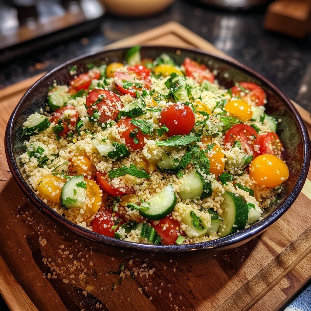 Couscous Salat Zum Grillen Mit Gurke