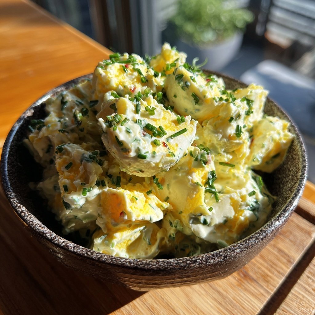 Schnell & Einfach 10-Minuten-Eiersalat mit Joghurt