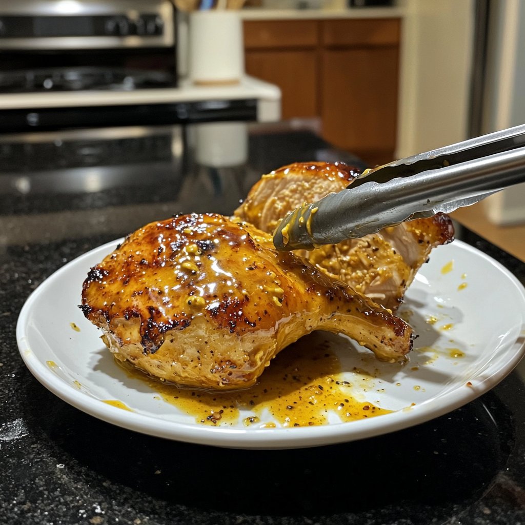 Hähnchenbrust mit Honig Senf Marinade